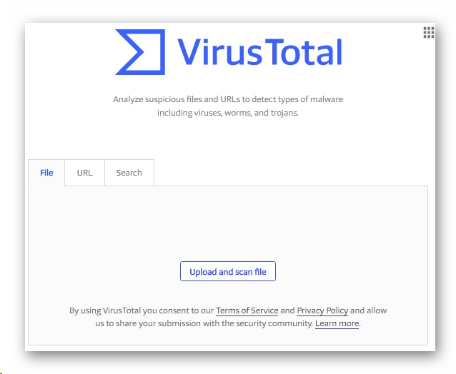 实用网站推荐 virustotal