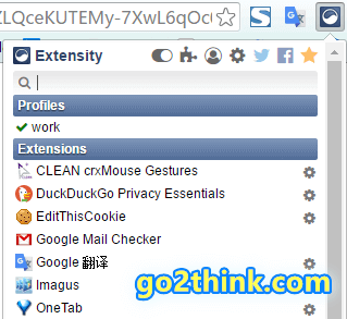 Chrome 浏览器扩展管理器 Extensity