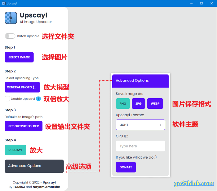 Upscayl：免费开源AI图片无损放大器，模糊图片秒变高清