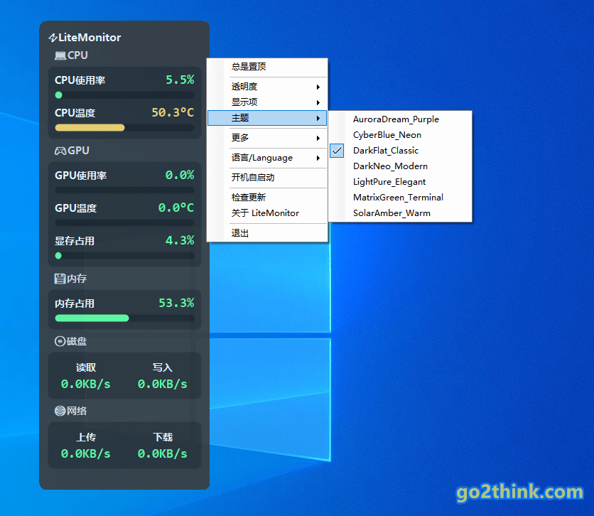 LiteMonitor 主题样式